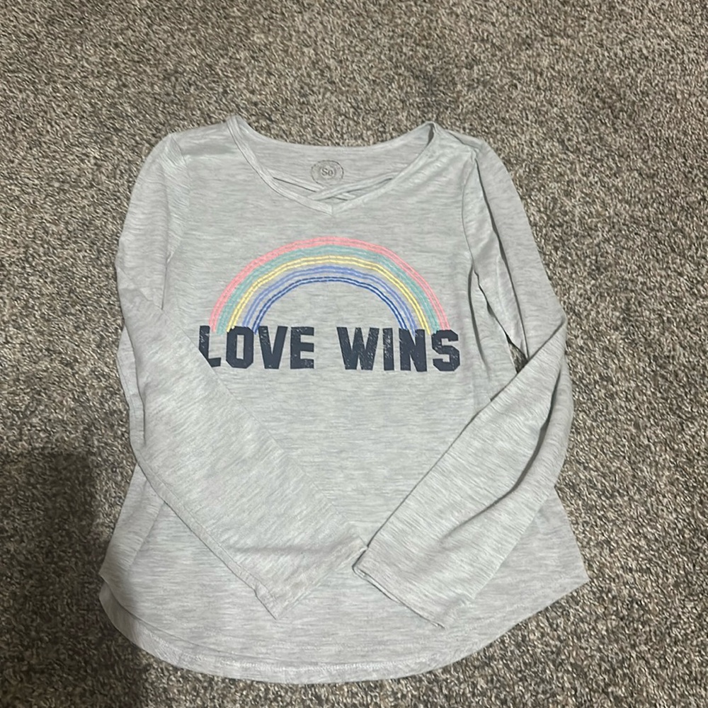 Brand new SO brand long sleeve tee